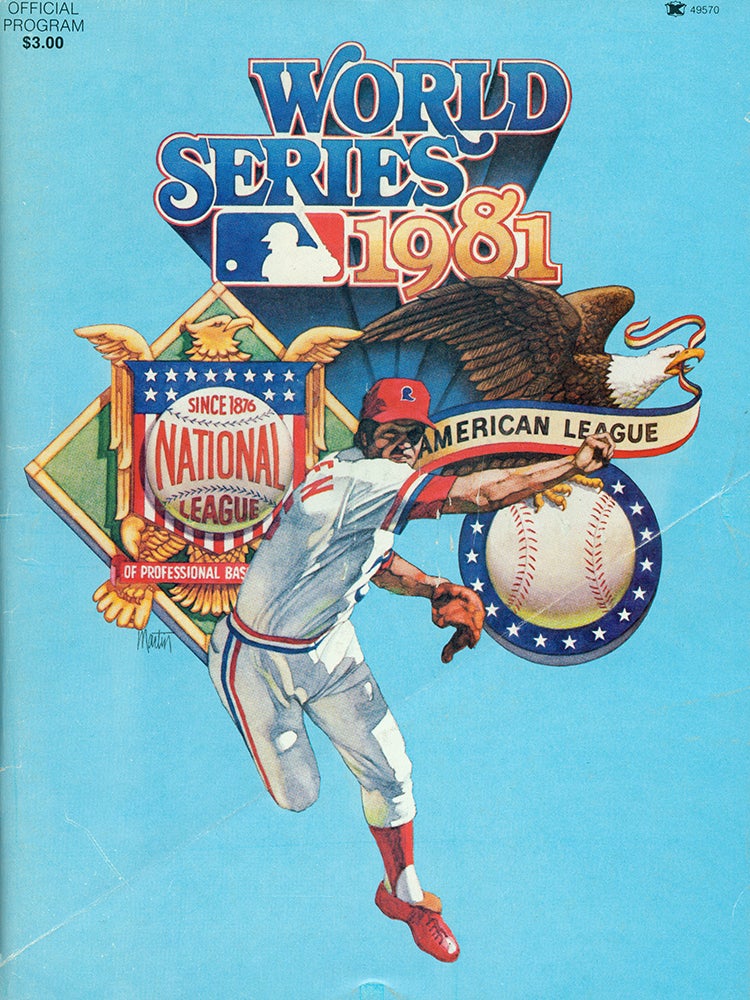1981 World Series program cover